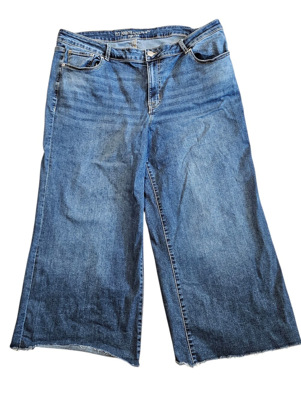 M Jeans By Maurices, High Rise, Wide Leg, 22W